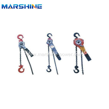 Construction Hand Wrenching Chain Tackle Block Hoist Crane